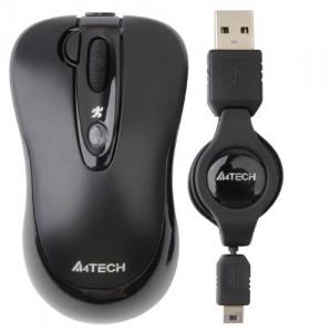 Mouse A4TEch N61FX-2, V-Track Padless Mouse USB (Black), N-61FX-2