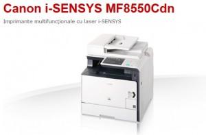 Multifunctional laser color Canon i-Sensys MF8550CDN,  A4 cu duplex, ADF si fax