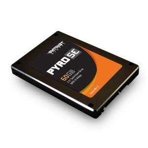 Patriot Pyro SE  2.5 inch  60GB SATA III MLC Internal Solid State Drive (SSD), PPSE60GS25SSDR