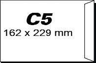 Plic C5, 162x229 mm, offset alb, autoadeziv, 80g, 25 bucati/set  KF30310P