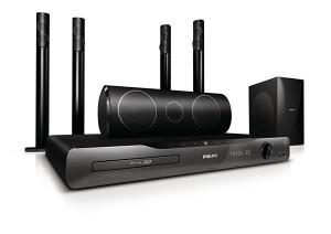 Sistem Home Theater Blu-ray cu boxe 3D Angled Philips HTS5591/12