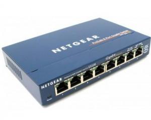 Switch Netgear GS108GE, 8 porturi, Gigabit, ProSafe, Desktop, metal, 16Gbps Bandwidth, Gs108Ge