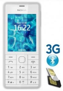 Telefon Nokia 515 Dual Sim alb, NOK515DSWHT