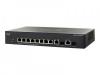 Cisco SG 300-10MP 10-port Gigabit Max-PoE Managed Switch, SRW2008MP-K9-EU