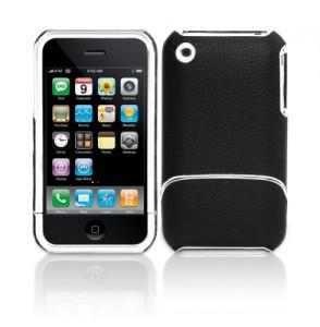 Husa GRIFFIN Elan Form for iPhone 3G-3GS Black with White Trim, GB01380