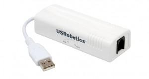 Modem USRobotics 56K External USB controller Data Fax Modem V92  V22  USR805637