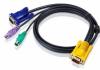 Cablu Aten SP15M -- HD15M/MINIDIN6M; 3M, 2L-5203P