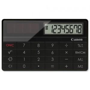 Calculator Canon 5766B001AA X Mark I Card NEGRU, 8 Digit display, 5766B001AA