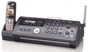 Fax Panasonic transfer termic, format hartie  A4, film, receptor dect, KX-FC268FX-T