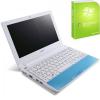 Netbook Acer Aspire One Happy-2DQb2b cu procesor Intel Atom N450, 1.66 GHz, 1 GB, Intel GMA 3150, Microsoft Windows 7 Starter, Albastru, LU.SEE0D.118