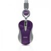 Notebook Optical Mouse Sweex MI158 Passion Fruit Purple USB, Retractable Cable