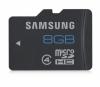 Samsung microSDHC  8GB, Class 4, MB-MS8GBA/EU Transfer speed Up to 24MB/s, cu adaptor SD