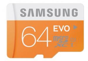 Card MicroSD Samsung EVO 64GB CLASS10, UHS1, USB2, AD, SM, MB-MP64DU2/EU
