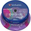 DVD+R Verbatim COLOR 43733 16X4.7GB 25 buc, QDVD+RVB16X25COL