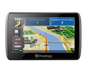GPS PRESTIGIO GPS GeoVision 5000, 5 inch, 480x272, 4GB,128MB RAM, MT3351C ARM-11 CORE, PGPS5000EU004GBBNG