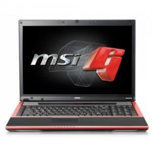 Laptop MSI GX723X-268EU cu procesor Intel CoreTM2 Duo P7350 2GHz, 4GB, 500GB, NVidia GT130 512MB, FreeDOS, Black/Red
