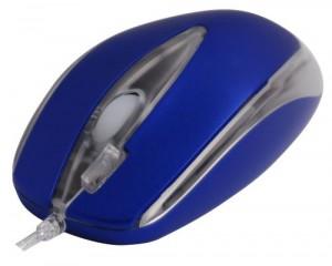 Mouse A4Tech X5-3D-2, Dual Focus Run On Shine 2X Click Optical Mouse USB (Blue), X5-3D-2