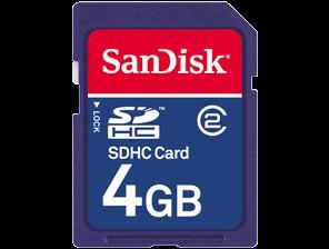 Card memorie SanDisk Standard SDHC  4GB, SDSDB-004G-B35