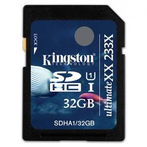 Kingston 32GB SDHC Class 4 Ultimate XX Flash Card, SDHA1/32GB