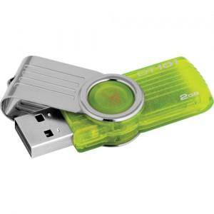USB Flash Memory 2GB DataTraveler 101 Gen 2 Lime Green