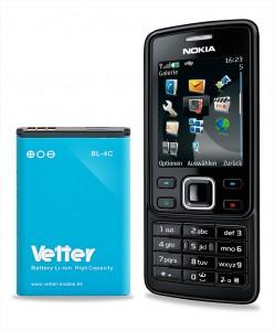 Acumulatori Vetter Pro pentru Nokia BL-4C, 1000 mAh, BVTBL4CHC2
