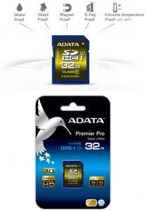 Card memorie A-Data Premier Pro SDHC 3.0 Cls 10 UHS-I 32GB, ASDH32GUI1CL10-R