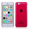 Husa iPhone 5c Clear Touch Red Ultra Slim, CUAPIP5CR