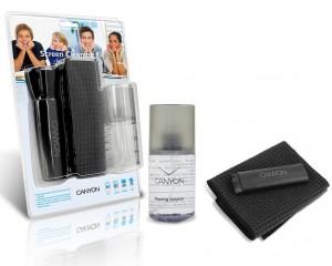 Kit de curatare ecran CANYON (spray, Micro fiber cloth and cleaning brush), CNR-SCK01