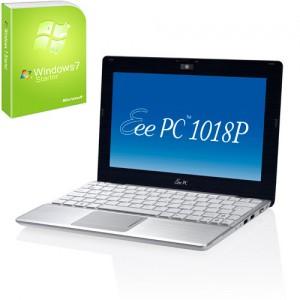 Netbook Asus EeePC 1018P-WHI135S, Intel Atom N475, 1.83 GHz, 250GB, 1024MB, Windows 7 Starter