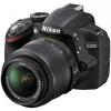 Aparat foto DSLR Nikon D3200 kit 18-55mm VR Black, VBA330K001