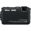 Aparat foto nikon coolpix aw100 black,