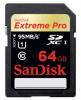 Card de memorie SanDisk 64GB ExtremePro SDXC, SDSDXPA-064G-X46