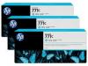 Designjet Ink Cartridges HP 771C 3-pack 775-ml Light Cyan, B6Y36A