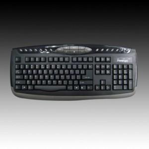 Keyboard PRESTIGIO PKB03US USB United States, Multimedia Function, Black, Retail, PKB03US
