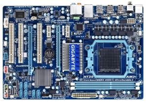 Placa de baza Gigabyte AMD AM3+ 870/SB850 2DDR3-2000 O.C./1333/1066 MHz, 6SATA3, RAID, PCI-E, ATX, GA-870A-USB3L rev 3.1