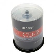 CD-R PLATINET 52X 700Mb 100P, QCDR80PLBULK100
