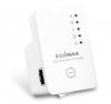 Edimax Wireless Range Extender 802.11n up to 300 MbpS,   2 x internal antenna,  WPS,   EW-7438RPN