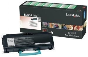 Lexmark toner pentru E260, E360, E460 Return Program Toner Cartridge 3500 pag, 0E260A11E
