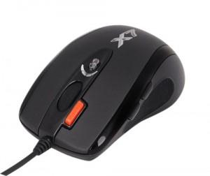 Mini Optical Mouse A4TECH X-710MK, 3-Fire Extra High Speed  USB Black, X-710MK