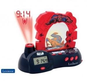 Radio Spiderman Lexibook RP300SP, Ceas cu alarma, Proiectare imagine ceas, Oglinda, LEX007