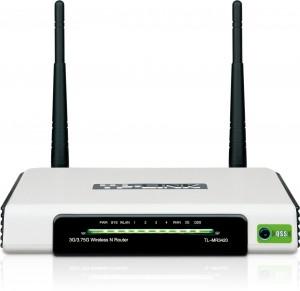 Router TP-Link, 300Mbps Wireless N 3G, Compatible with UMTS/HSPA/EVDO USB modem,  3G/WAN , TL-MR3420B