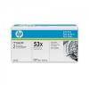 Toner hp laserjet q7553xd dual pack black print