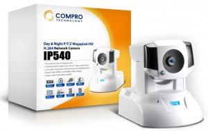 Camera de supraveghere IP Compro, 1.3 MP, HD, Day & Night Vision, IP540
