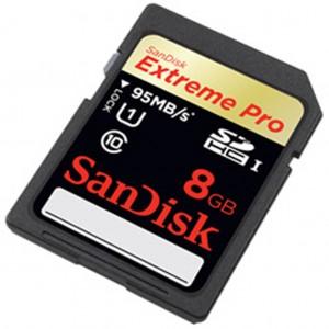 Card memorie SanDisk 8GB ExtremePro SDHC, SDSDXPA-008G-X46