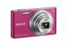 Camera foto sony 16.1 mp 8x w730 pink + husa + card 4gb,