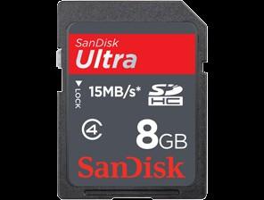 Card memorie SanDisk Ultra SDHC 8GB, SDSDH-008G-U46