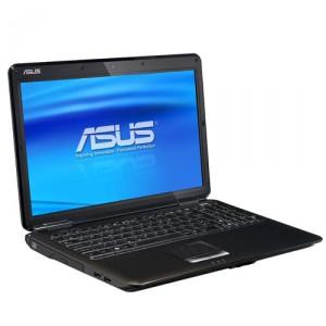 Laptop Asus K50IE cu procesor Intel Pentium Dual Core T4400 2.2 GHz, 4GB DDR3 1066MHz, 320 HDD SATA 5400RPM, nVIdia GeForce G310M 512MB, DVDRW SM DL 8X, WEBCAM 0,3 MPX, WLAN 802.11 b/g/n, 6 Cell, FreeDos  K50IE-SX003D