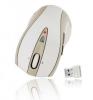 Mouse laser gigabyte wireless 2.4ghz alb, optic nano receiver usb 8m ,