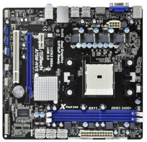 Placa de baza ASRock A75M-HVS, socket F1