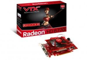 Placa video VTX3D ATI Radeon HD 6770 PCIE 1GB GDDR5, VX6770 1GBD5-H